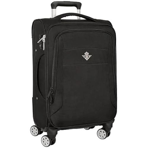 Valise Cabine Souple 20" - SAFTA - Real Betis BALOMPIE - Cadenas de sécurité - Noir - 35 x 20 x 51 cm