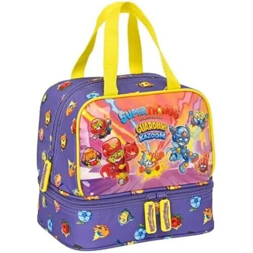 Porte-Goûter - Safta - Superthings Guardians Of Kazoom - 200 X 150 X 200 Mm - Unisexe - Multicolore