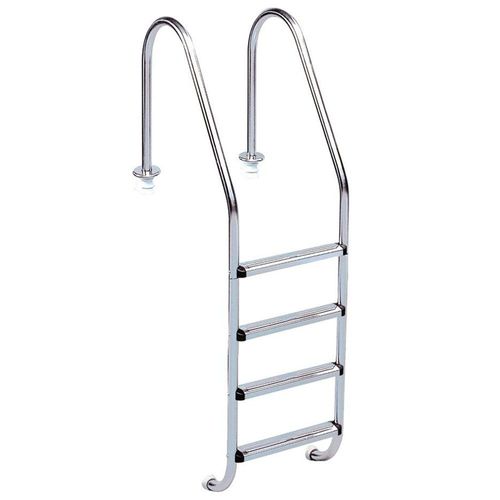 Echelle inox 4 marches pour piscine béton