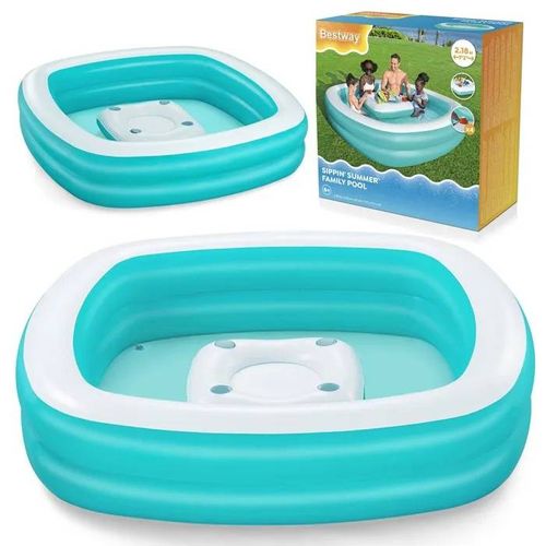 Piscine gonflable Sippin' Summer 218 x 218 x 48 cm Bestway 54446