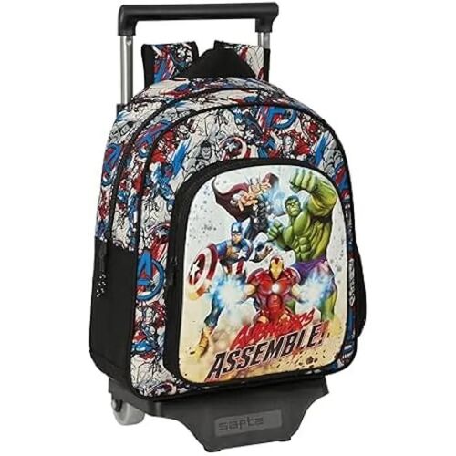 Sac à dos - SAFTA - M020b SUPERZINGS - 33 cm - Chariot amovible - Multicolore
