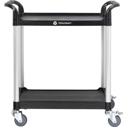 Chariot de service à 2 plates-formes TOOLCRAFT 1296213 Dimensions:(L x l x h) 900 x 500 x 970 mm 9.4 kg