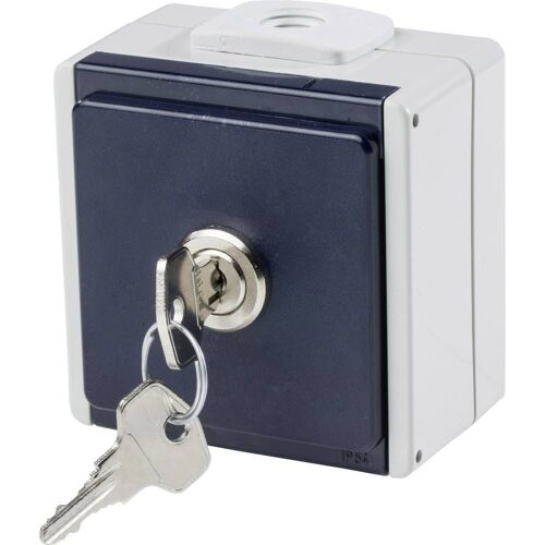 Prise de courant en saillie as - Schwabe 62461 verrouillable IP54 gris