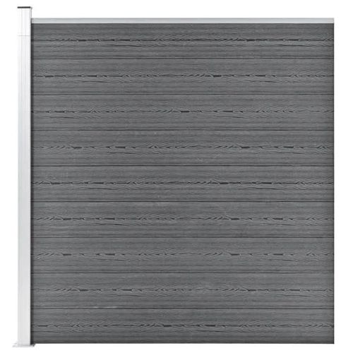 Vidaxl Clôture De Jardin Wpc 175x186 Cm Gris