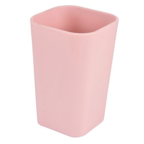 Paris Prix - Gobelet Soft Touch "Vitamine Ii" 11cm Rose