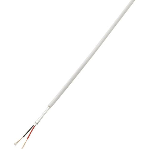 Câble d'alarme LiYY TRU COMPONENTS 1567173 2 x 0.14 mm² blanc 50 m
