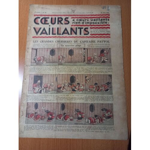 Coeurs Vaillants 1935 - 34 Tintin En Orient