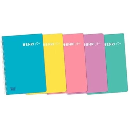 Cahier - Enri - Pastel Quart - 80 Feuilles - 90 G/M² - A4 (21 X 29,7 Cm) - Mixte