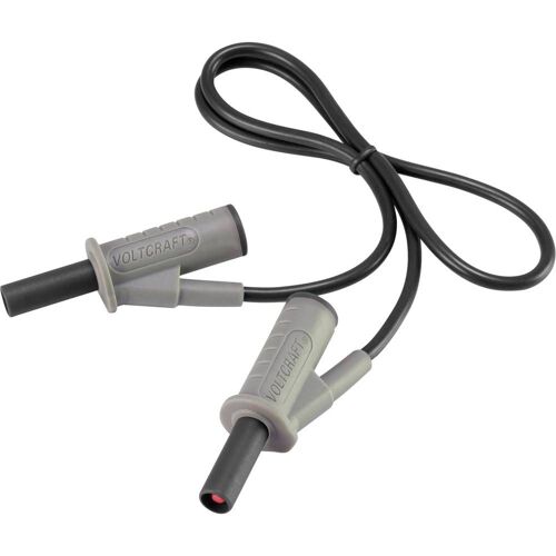 VOLTCRAFT MSB-501 Cordon de mesure de sécurité[Banane mâle 4 mm -Banane mâle 4 mm ] 0.5 m noir