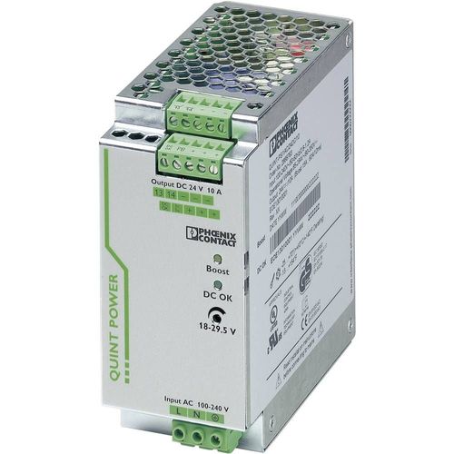 Alimentation rail DIN Phoenix Contact QUINT-PS/1AC/24DC/10 29.5 V/DC 10 A 240 W 1 x