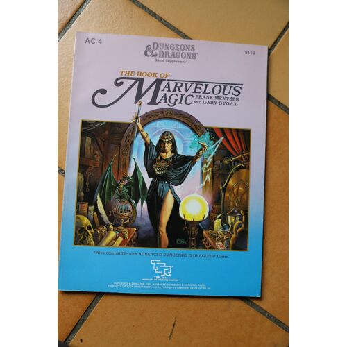 The Book Of Marvelous Magic - Dungeons & Dragons - Ac4 - 1984