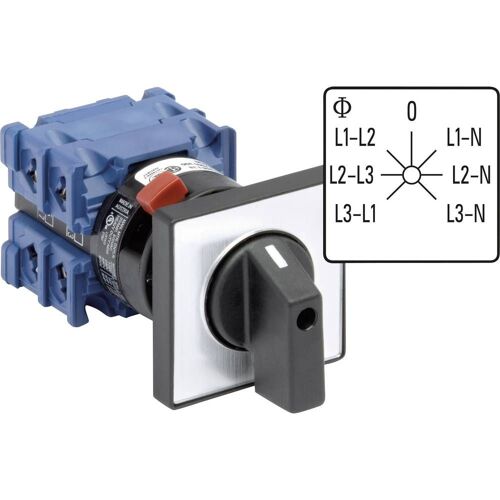 Commutateur de voltmètre Kraus & Naimer CH10 A007-624 FT2 360 ° gris, noir 1 pc(s)