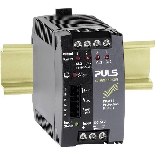Module de protection 4 canaux Entrée 24 V/DC / 4 x 3.7 A PULS DIMENSION PISA11.CLASS2