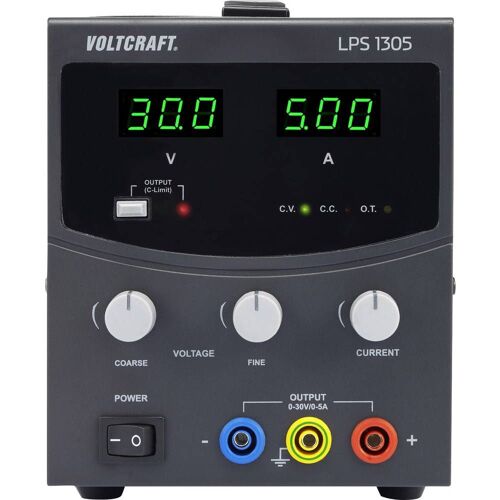 VOLTCRAFT Labornetzgerät, einstellbar LPS1305 0 - 30 V/DC 0 - 5 A 150 W Anzahl Ausgänge 1 x