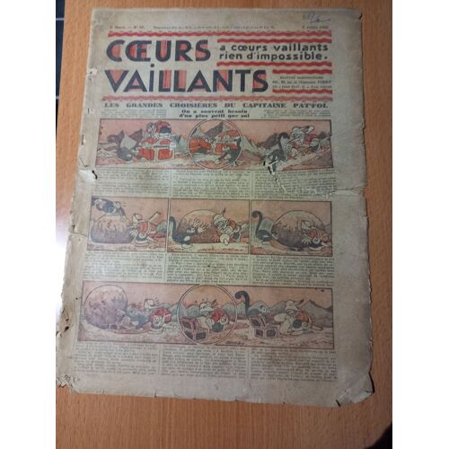 Coeurs Vaillants 1935 - 27 Tintin En Orient