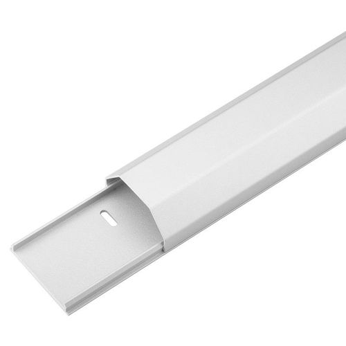 Goobay 90728 Conduite de câble goulotte flexible (L x l x h) 1100 x 50 x 26 mm 1 pc(s) blanc