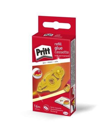 Pritt Recharge pour roller de colle non-permanente refill glue 8,4 mm x 16 m ZRXNH 1