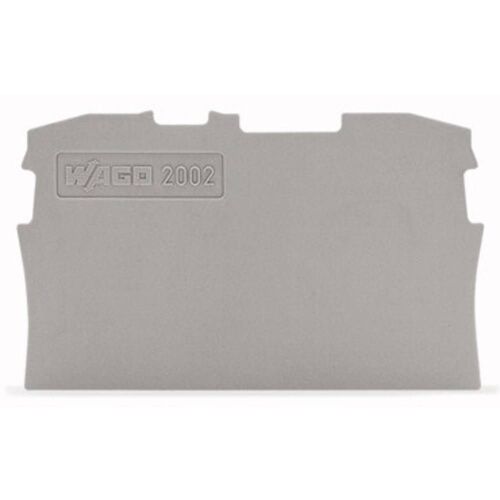 Plaque d'extrémité et intermédiaire WAGO 2002-1291 100 pc(s)