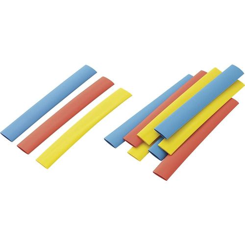 Assortiment de gaines thermorétractables multicolore 9.50 mm Taux de rétreint : 02:01 542449 RPS8