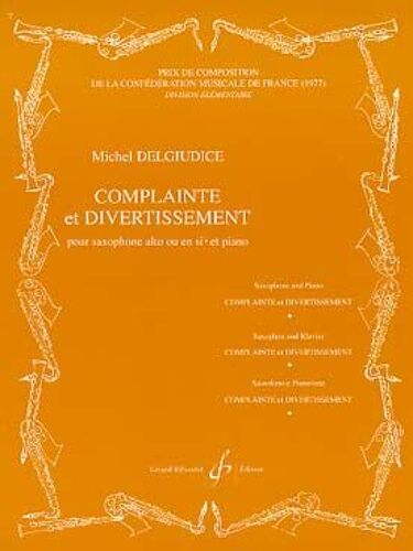 Complainte Et Divertissement /