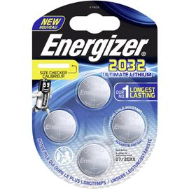Pile bouton CR 2032 lithium Energizer 235 mAh 3 V 4 pc(s)