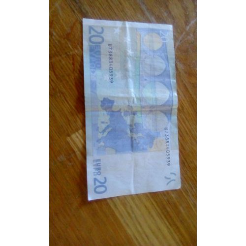 Billet De 20 Euros 2002 Bon Etat