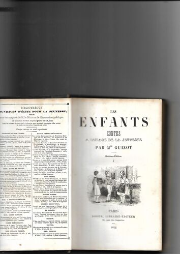 Les Enfants Contes A L'usage De La Jeunesse - Oeuvres Morales De Madame Guizot