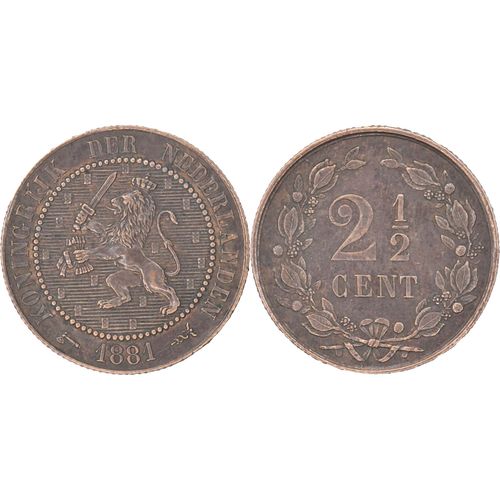 Pays-Bas - 1881 - 2 1/2 Cent - Guillaume Iii - 17-074