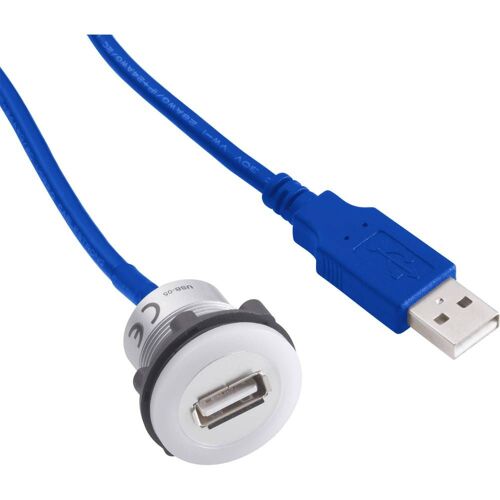 Adaptateur USB 3.0 USB femelle type A vers USB mâle type A avec 60 cm de câble TRU COMPONENTS USB-12 1313909 1 pc(s)