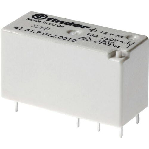 Relais pour circuits imprimés Finder 41.61.9.012.0010 12 V/DC 16 A 1 inverseur (RT) 1 pc(s)