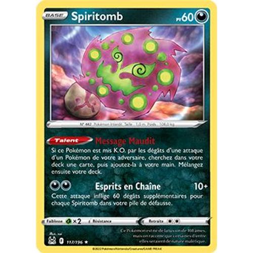 Spiritomb - 117/196 - Origine Perdue