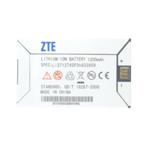 Batterie Origine Neuve Zte Li3712t42p3h633959 Pour E700 F860 F866 F868 I909