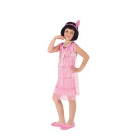 Déguisement De Flapper Ou Charleston Rose Pour Fille (Taille 7-8a)