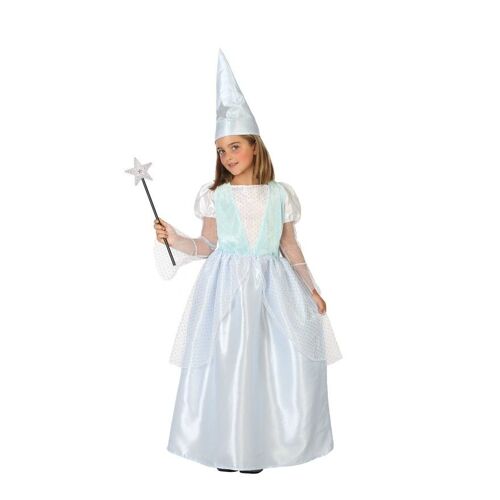 Déguisement De Fée Marraine Bleue Pour Fille (Taille 5-6a)