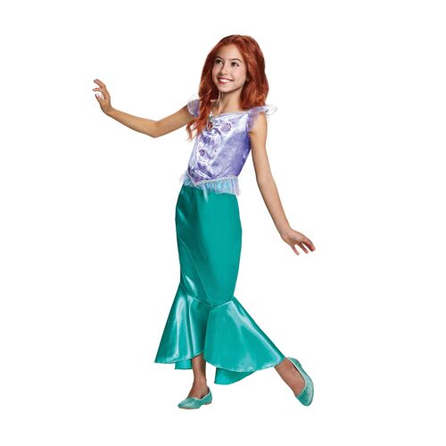 Déguisement Ariel La Petite Sirène Classique Fille - Taille: 7 - 8 Ans (124 - 136 Cm)