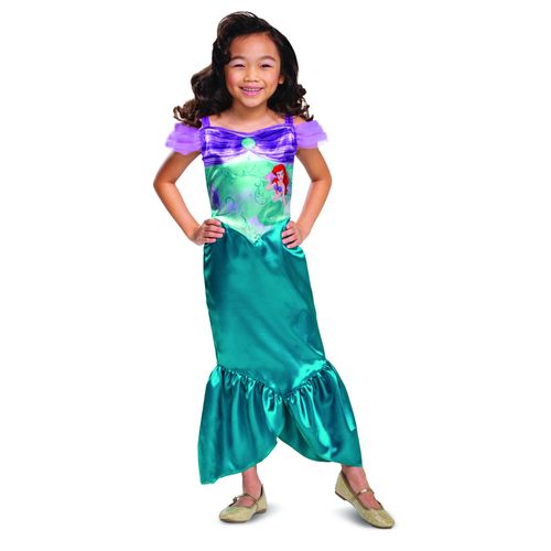 Déguisement Ariel La Petite Sirène Basique Fille - Taille: 3 - 4 Ans (97 - 109 Cm)