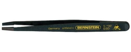 Pince brucelle de précision Bernstein 5-192 NKR plate, large, décalée 120 mm 1 pc(s)