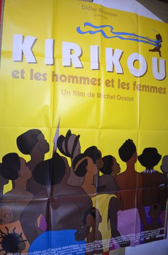 Affiche Originale Cinéma Kirikou Et Les Hommes Et Les Femmes Grand Format
