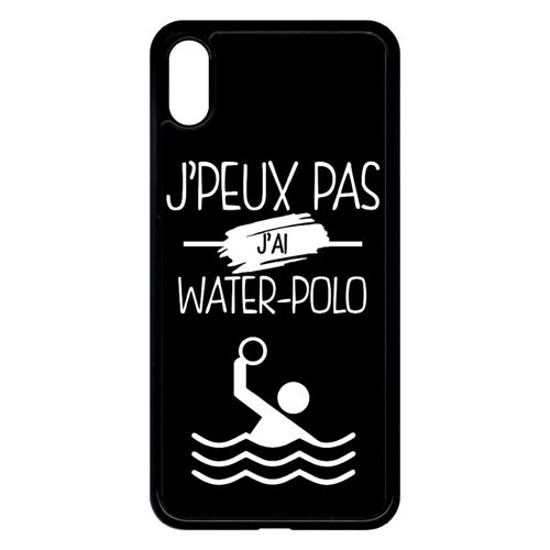 Coque Iphone Xs Max - J Peux Pas J Ai Water Polo 2 - Noir