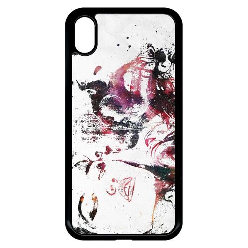 Coque Iphone Xr - Creative Art Love Will Tear Us Apart - Noir