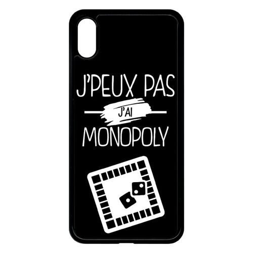 Coque Iphone Xs Max - J Peux Pas J Ai Monopoly 2 - Noir