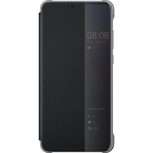Huawei - Étui À Rabat Pour Téléphone Portable - Noir - Pour Huawei P20
