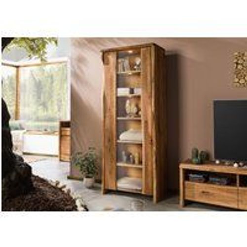 Vitrine 81x45 Chêne Sauvage Huilé Bois Naturel Pure Oak 107