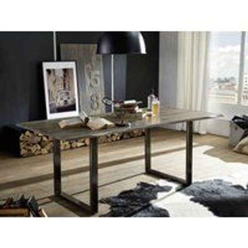 Table À Manger 200x100 Palissandre Laqué Smoked Oak Freeform 0105