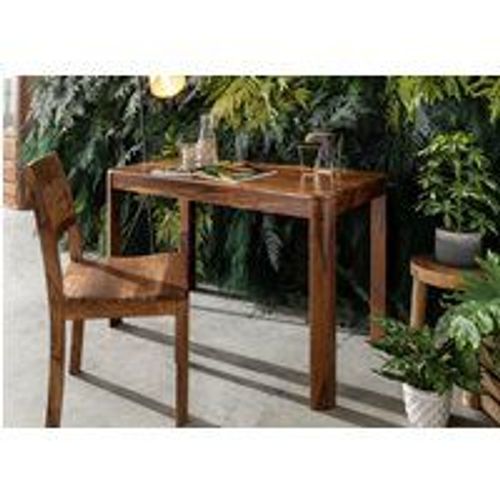 Table À Manger 120x60 Palissandre Ciré Noisette Toronto 256