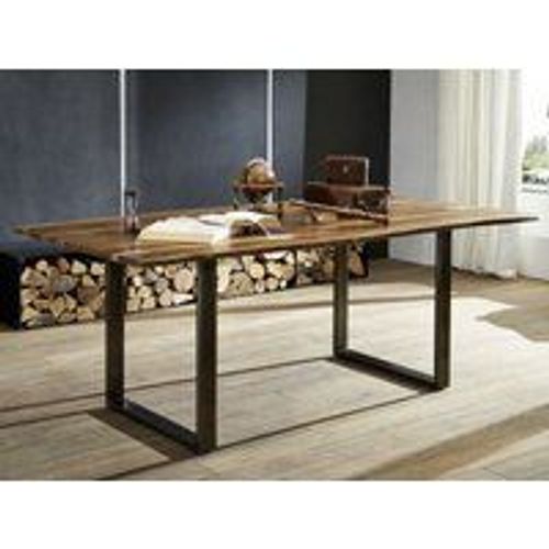 Table À Manger 180x90 Palissandre Laqué Noble Unique Freeform 0102