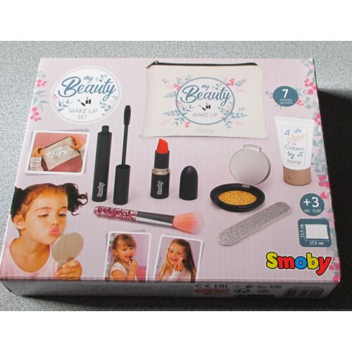 My Beauty Make Up De Smoby - Jeu De Maquillage Factice Pour Enfants À Partir De 3 Ans - Contient 7 Accessoires