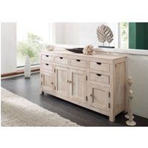 Buffet 180x45 Acacia Blanchi Blanc Nature White 84