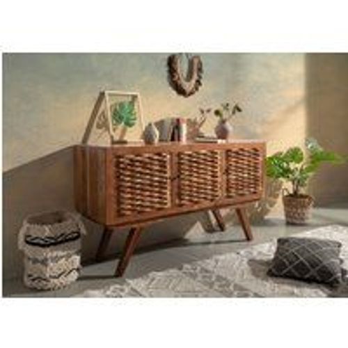 Buffet 152x46 Acacia Laqué Bois Naturel Stilmöbel 103