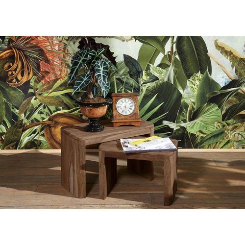 Table D'appoint 59x30 Palissandre Teinté Smoked Cherry Lot 2 Pièces Toronto 144